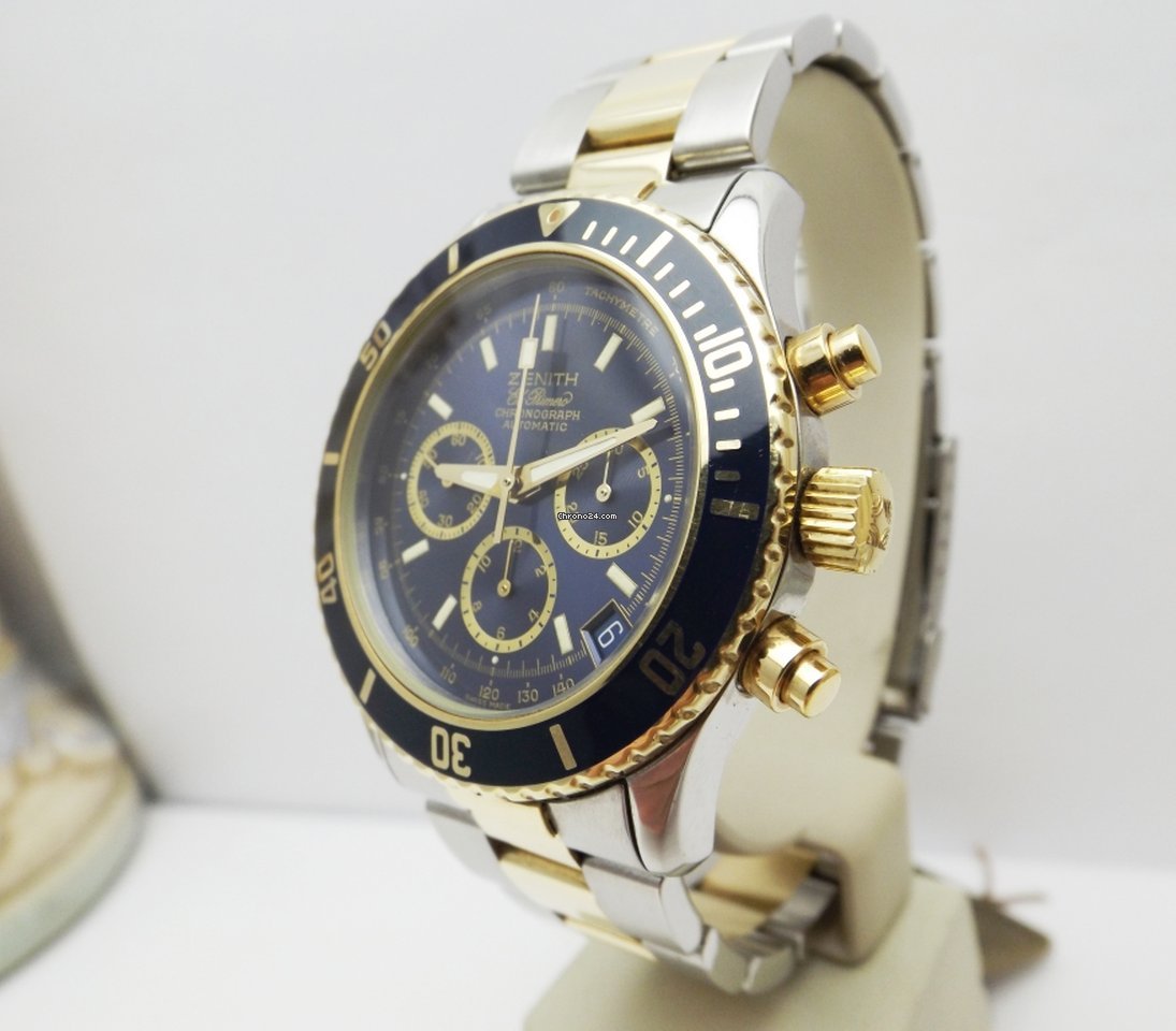 IMG_9081 Zenith El Primero Mens watch Unisex Automatic Gold Steel 89.0315.400 Replica 7
