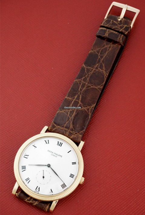 IMG_9081 Patek Philippe Calatrava Mens watch Unisex Manual winding Yellow gold 3919 J-001 Replica 7
