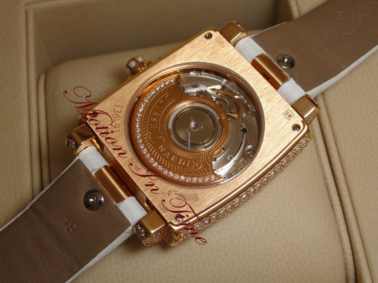 Ulysse Nardin Caprice Womens watch Automatic Rose gold 136-91FC 695 Replica 7