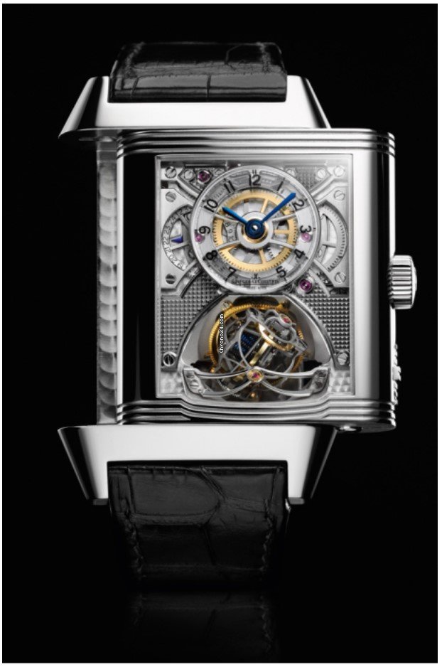 IMG_9081 Jaeger-LeCoultre Reverso Gyrotourbillon 2 Mens watch Unisex Manual winding Platinum Q2336420 Replica 7
