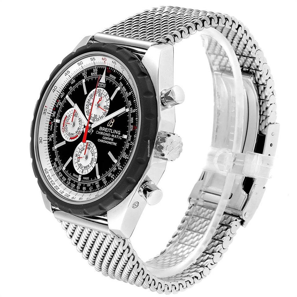 IMG_9081 Breitling Chrono-Matic 1461 Mens watch Unisex Automatic Steel A19360 Replica 7