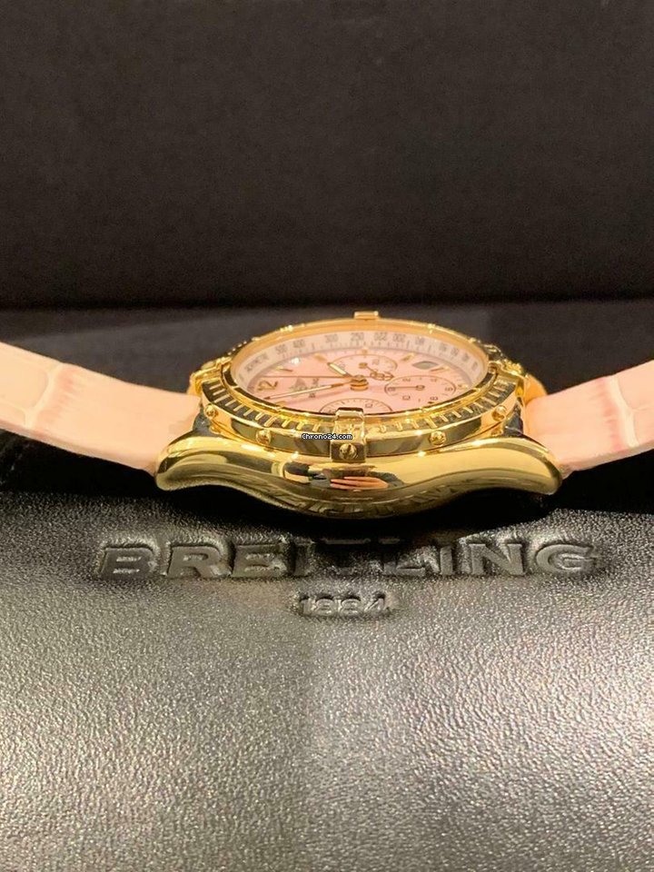 IMG_9081 Breitling Chronomat Womens watch Automatic Yellow gold K30012 Replica 7