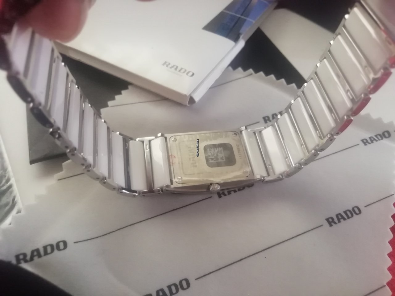 IMG_9081 Rado Integral Mens watch Unisex Quartz Steel R20746901 Replica 7