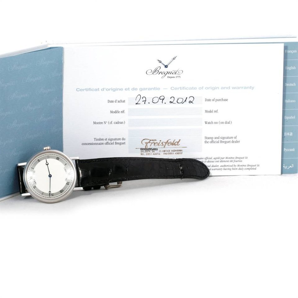 Breguet Classique Mens watch Unisex Automatic White gold 5157 Replica 7