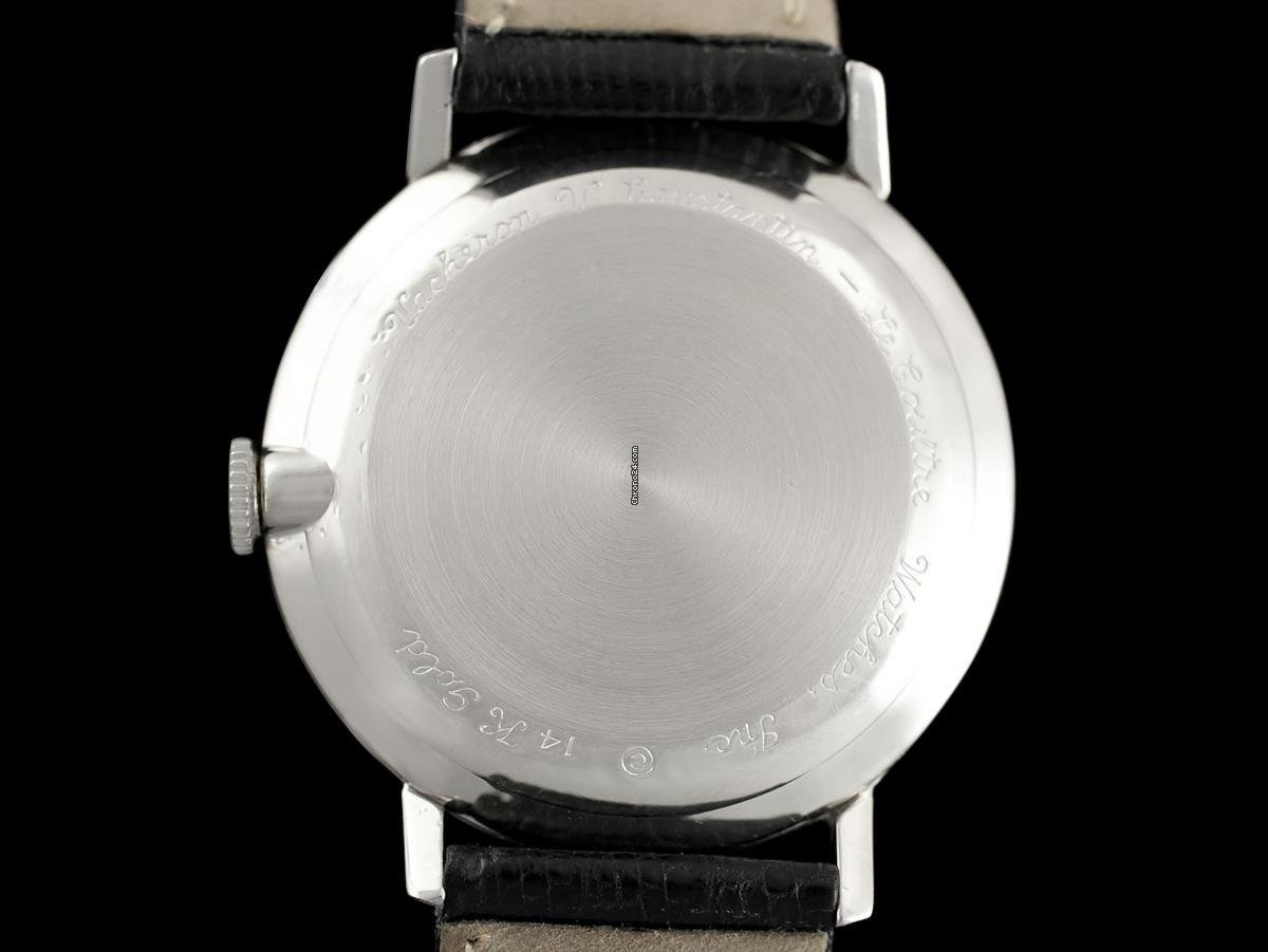 IMG_9081 Jaeger-LeCoultre Mens watch Unisex Manual winding White gold 7119 Replica 7