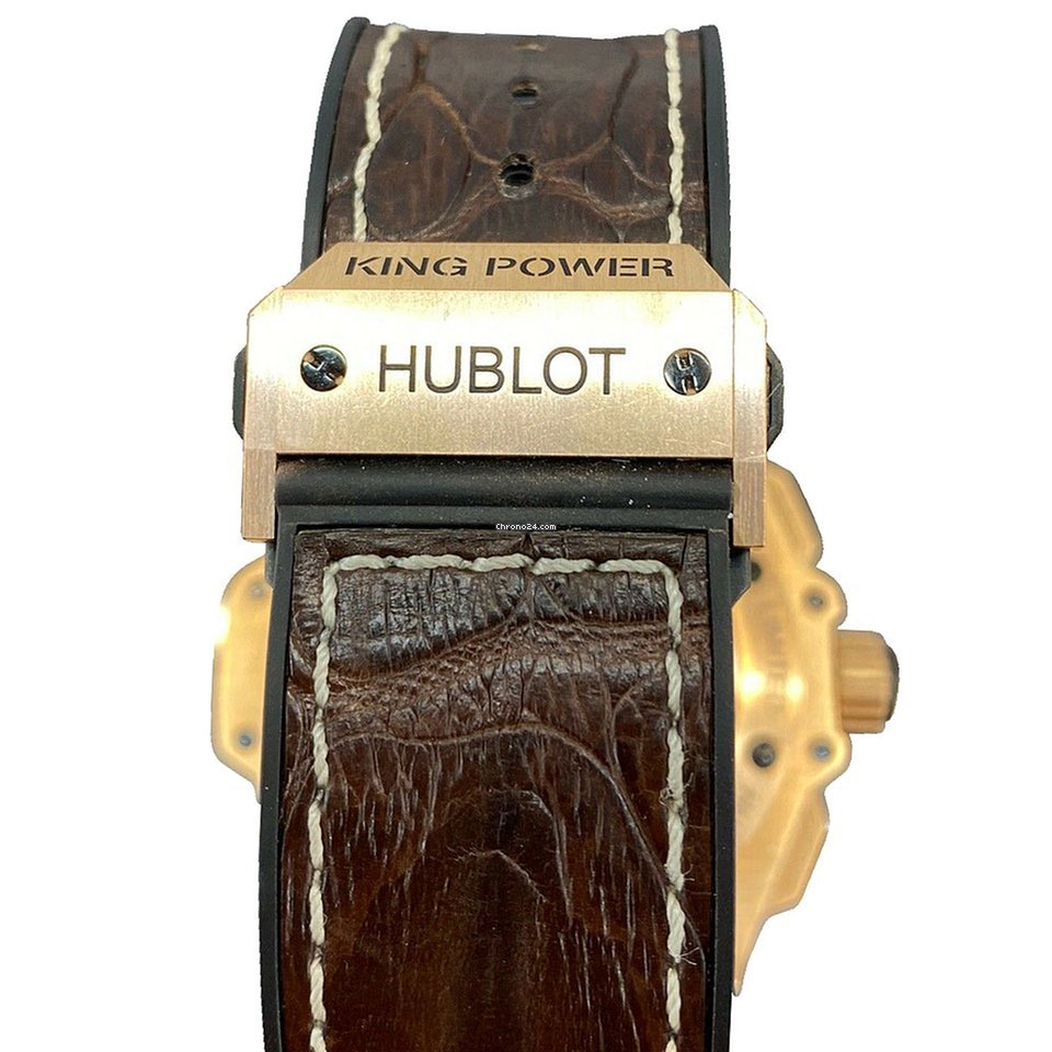 IMG_9081 Hublot King Power Mens watch Unisex Automatic Rose gold 703.OX.3113.HR.OPX2 Replica 7