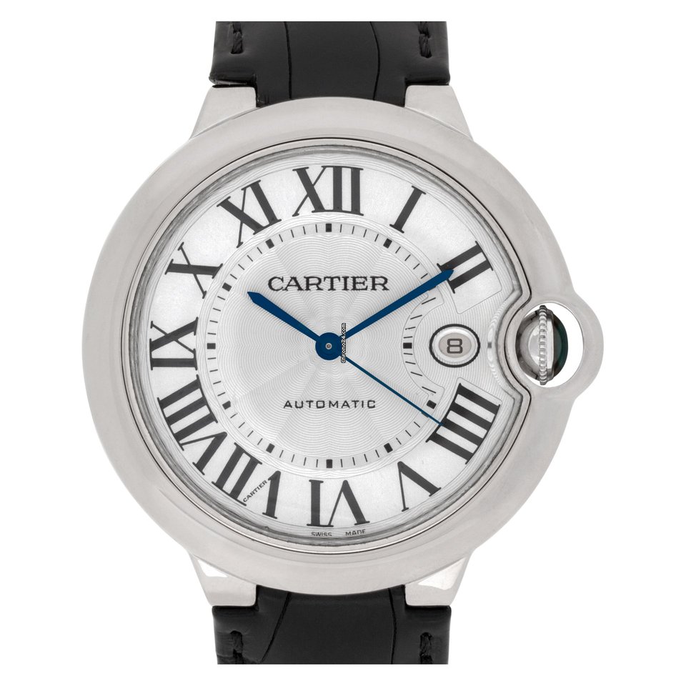 IMG_9081 Cartier Ballon Bleu 42mm Mens watch Unisex Automatic White gold W6901351 Replica 7