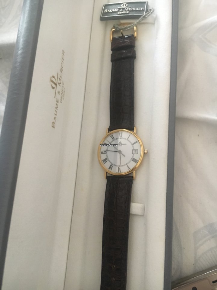 IMG_9081 Baume & Mercier Mens watch Unisex Quartz Yellow gold 1824516 Replica 7