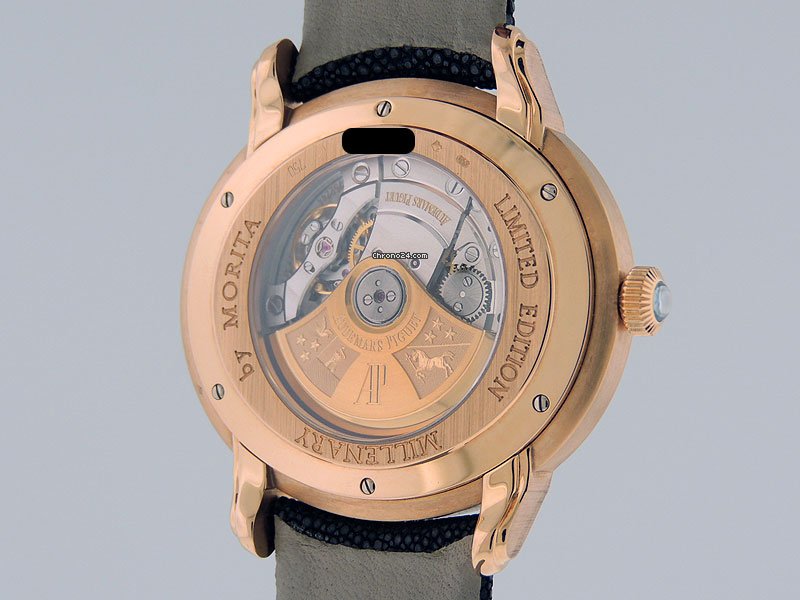 IMG_9081 Audemars Piguet Millenary Mens watch Unisex Automatic Rose gold 153310R.OO.D002CR.01 Replica 7