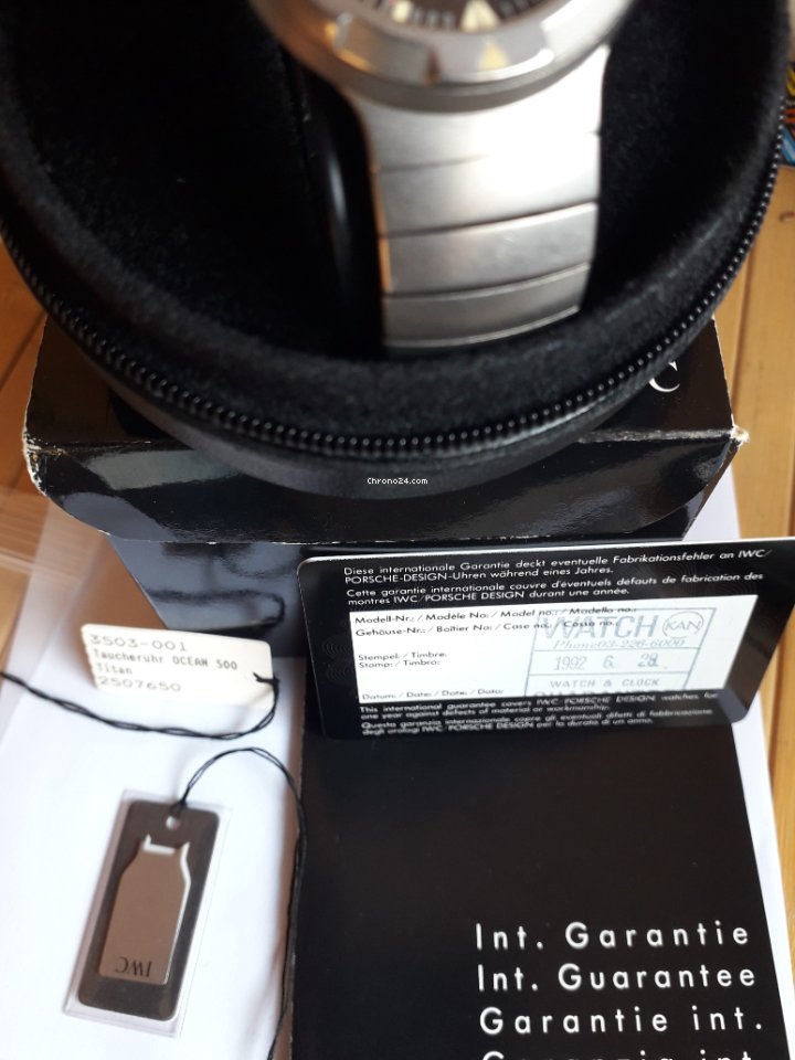 IMG_9081 IWC Porsche Design Mens watch Unisex Automatic Titanium 3503.001 Replica 7