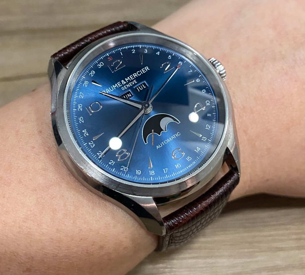 IMG_9081 Baume & Mercier Clifton Mens watch Unisex Automatic Steel MOA10057 Replica 7