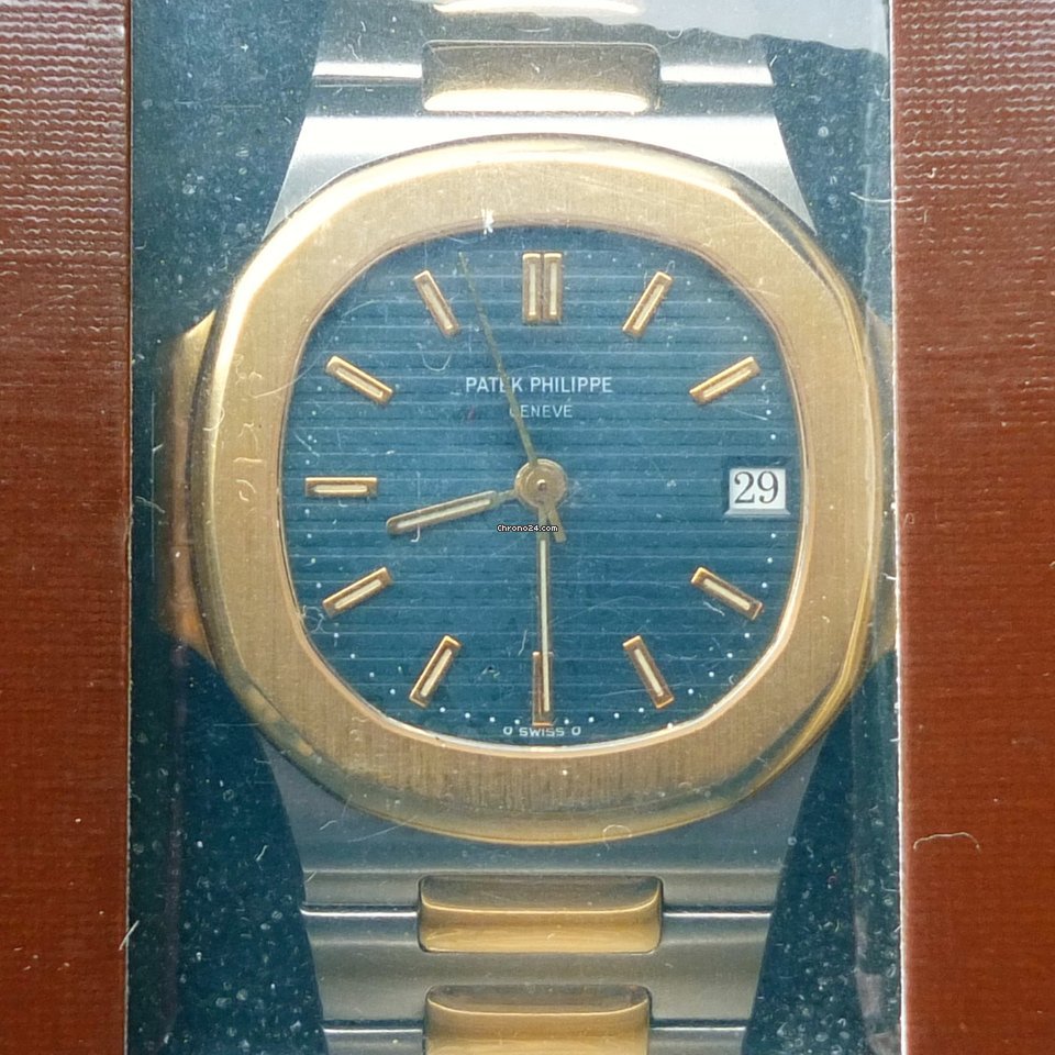 Patek Philippe Nautilus Mens watch Unisex Automatic Gold Steel 3800 1 Nautilus B&P G1belin Full Set Sofort Replica 7