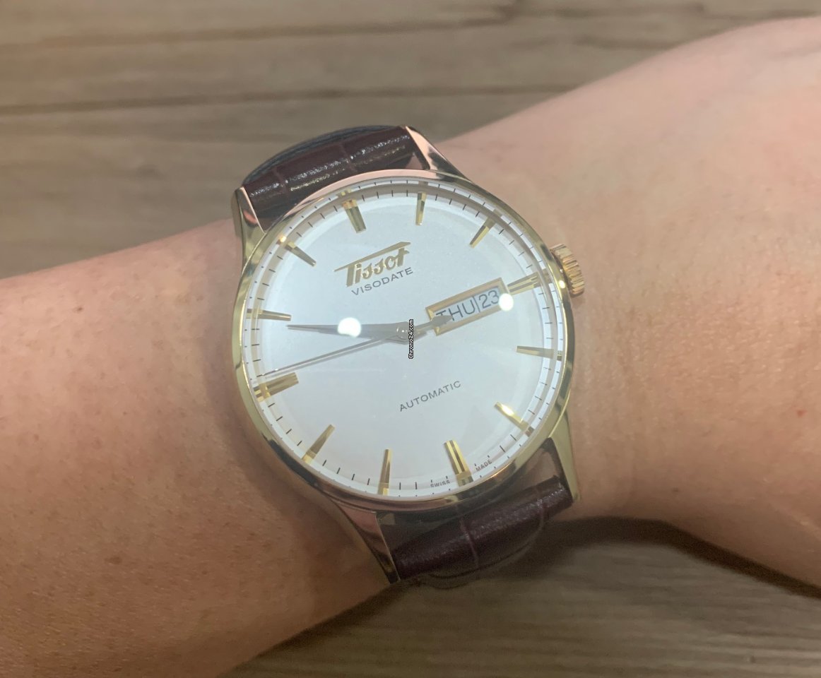 IMG_9081 Tissot Heritage Visodate Mens watch Unisex Automatic Steel T0194303603101 Replica 7