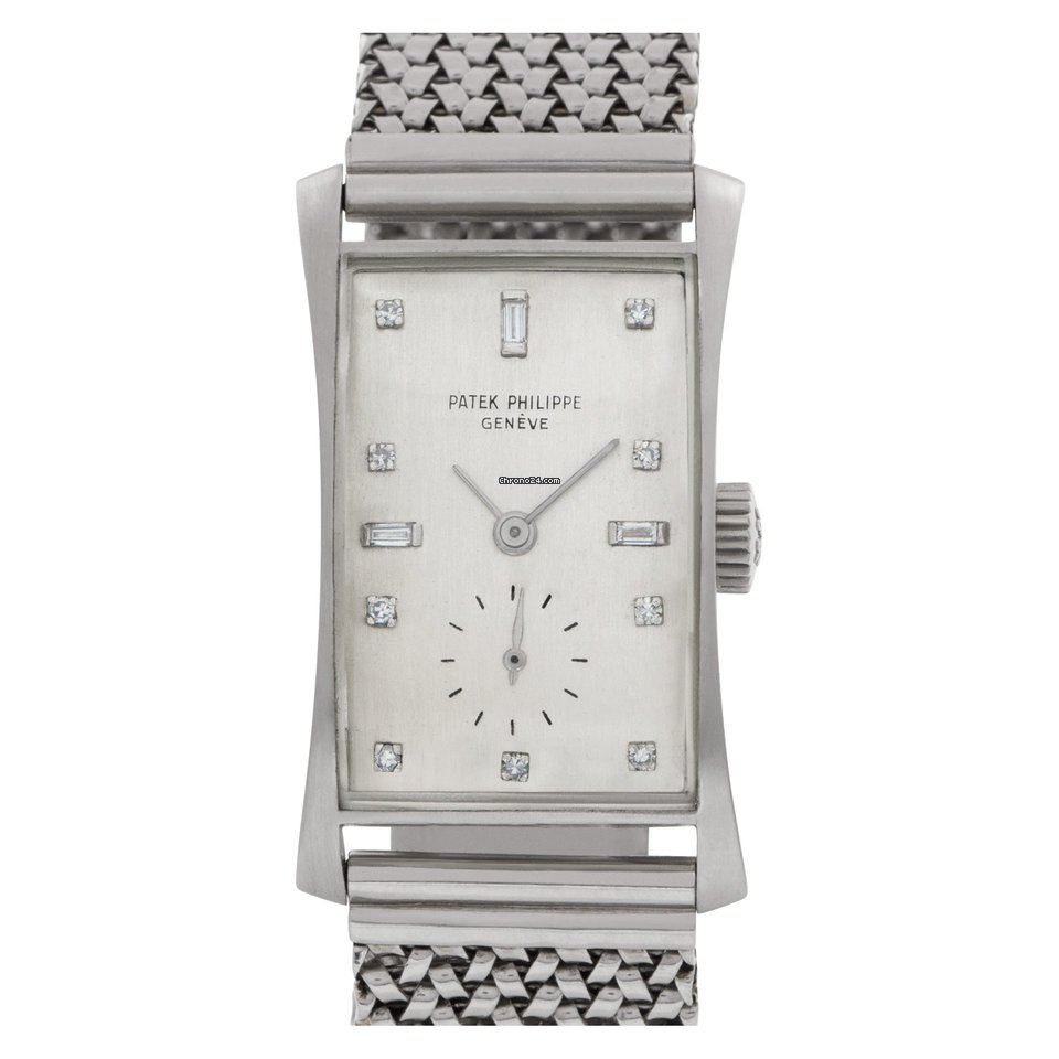 Patek Philippe Hour Glass Mens watch Unisex Manual winding Platinum 1593 Replica 7