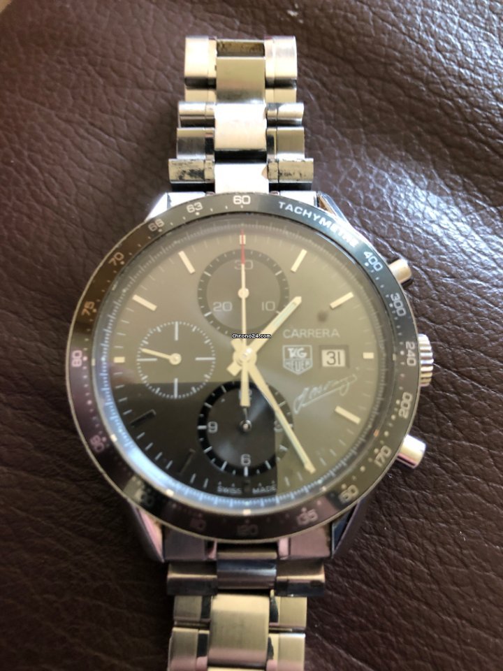 TAG Heuer Carrera Calibre 16 Mens watch Unisex Automatic Steel CV201C.FT6007 Replica 7