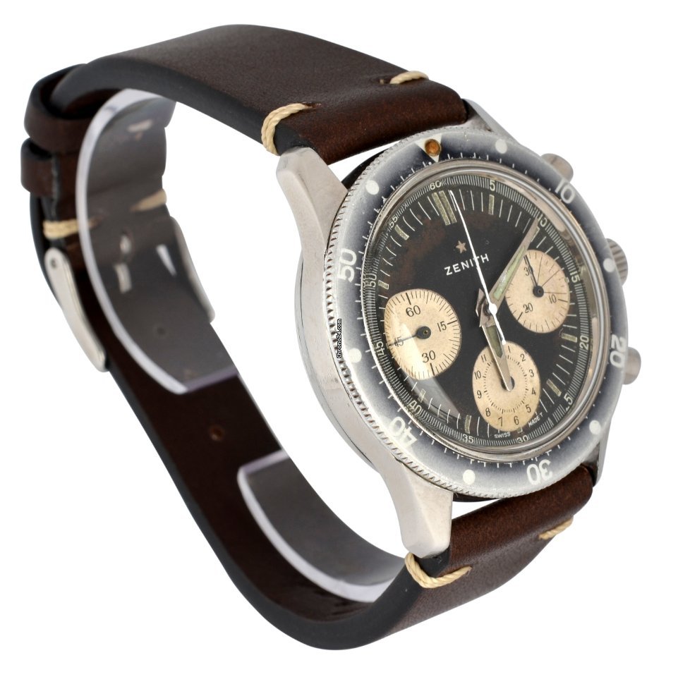 IMG_9081 Zenith Mens watch Unisex Manual winding Steel A277 Replica 7