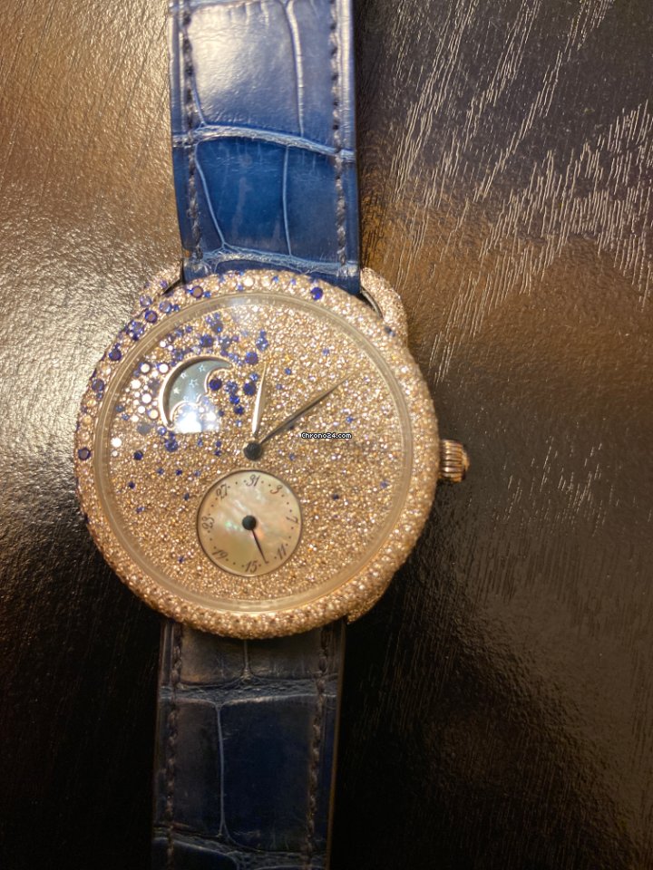 IMG_9081 Blancpain Leman Reveil GMT Mens watch Unisex Automatic White gold 2841-1542-53b Replica 7