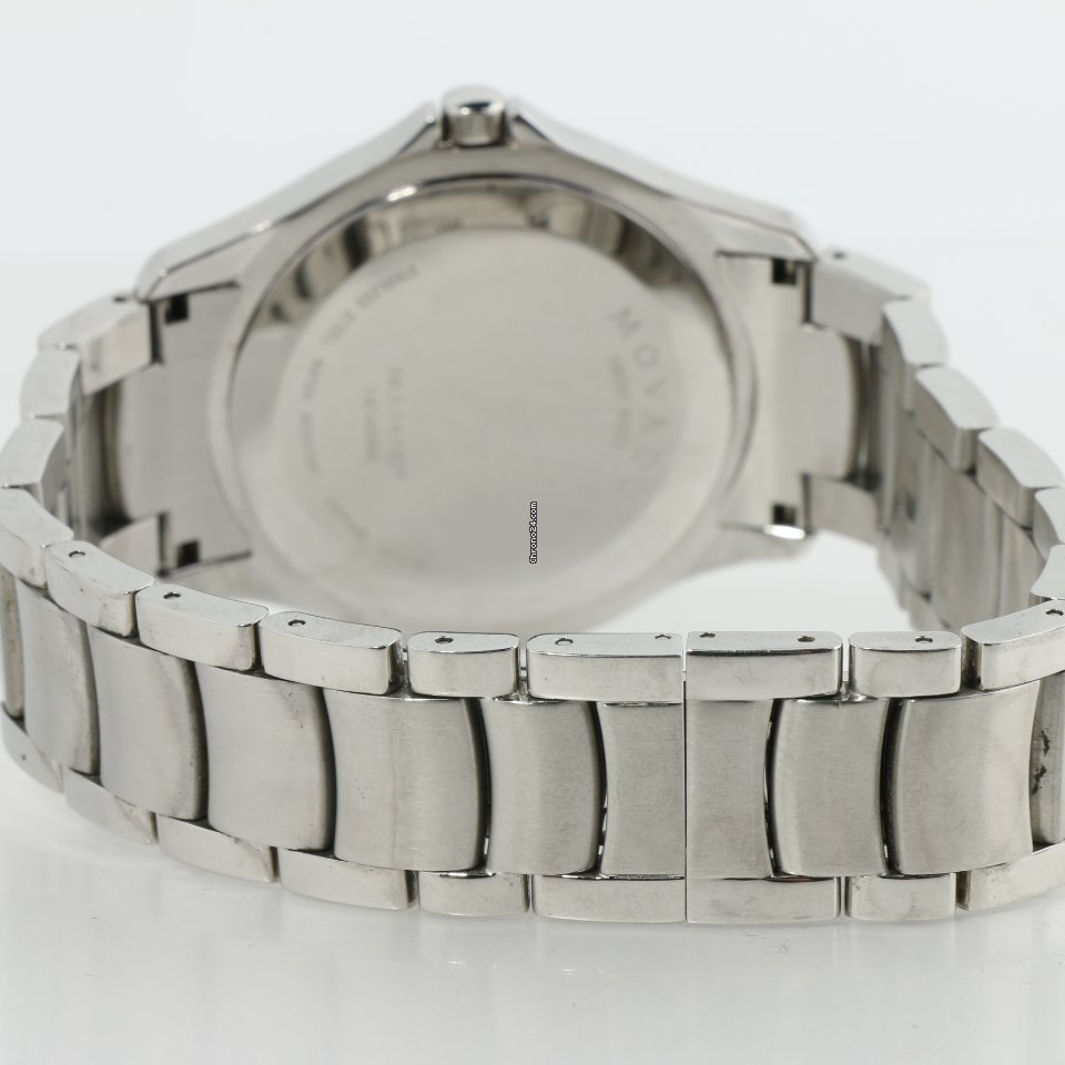 IMG_9081 Movado Masino Mens watch Unisex Quartz Steel 50.1.14.1351 Replica 7