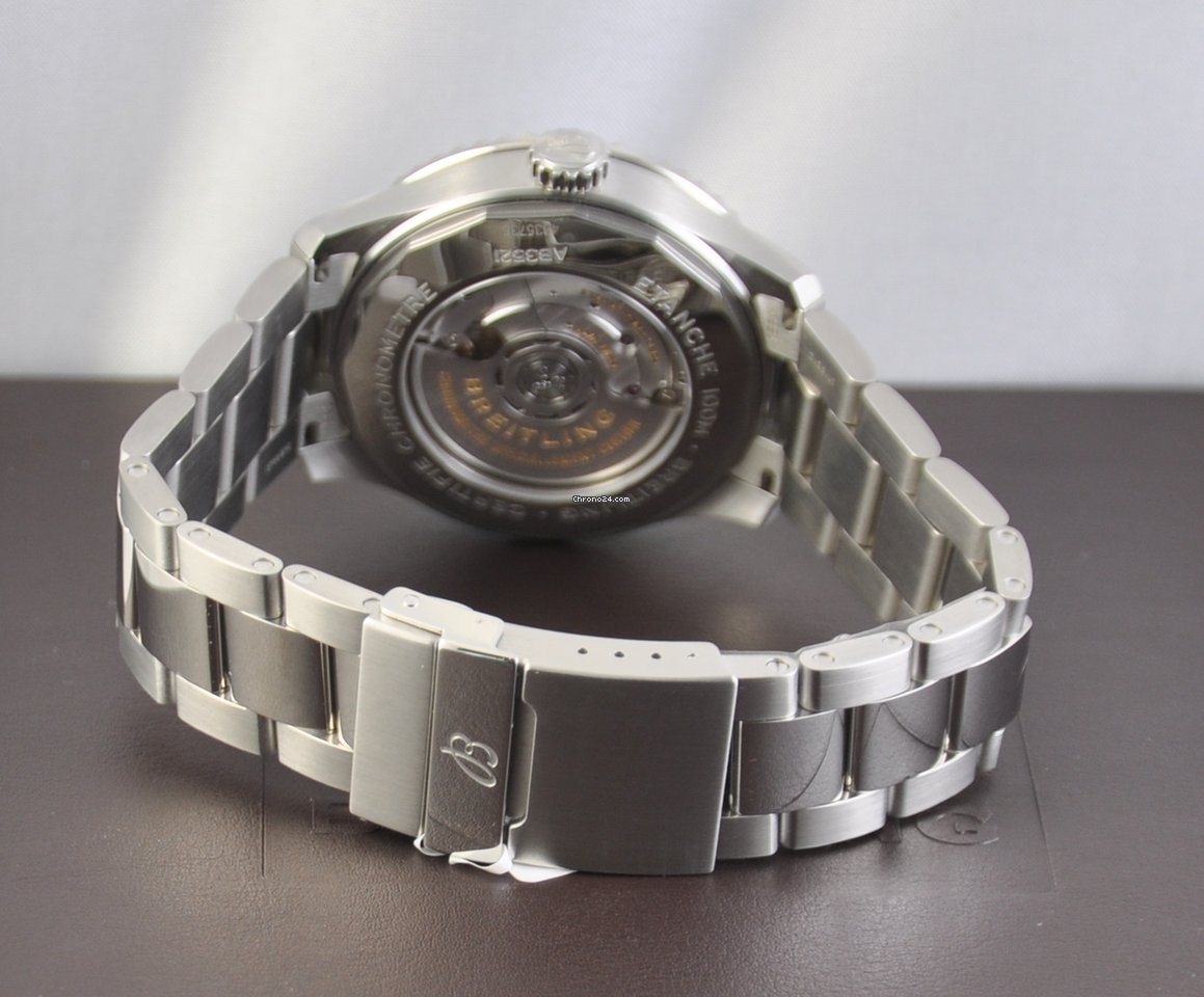 IMG_9081 Breitling Aviator 8 Mens watch Unisex Automatic Steel AB3521U01G1A1 Replica 7