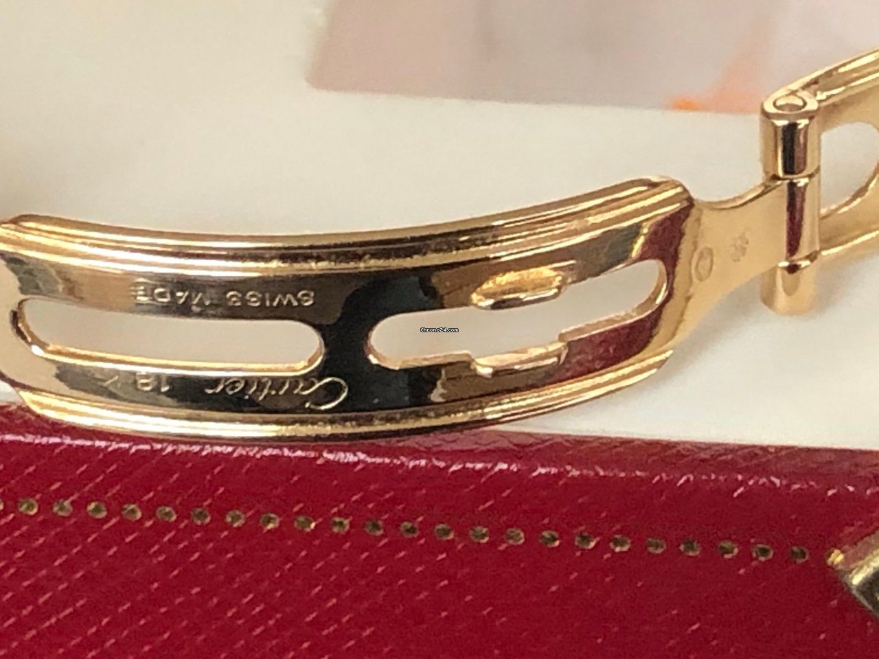 Cartier Panthere Womens watch Quartz Yellow gold 866919 Replica 7