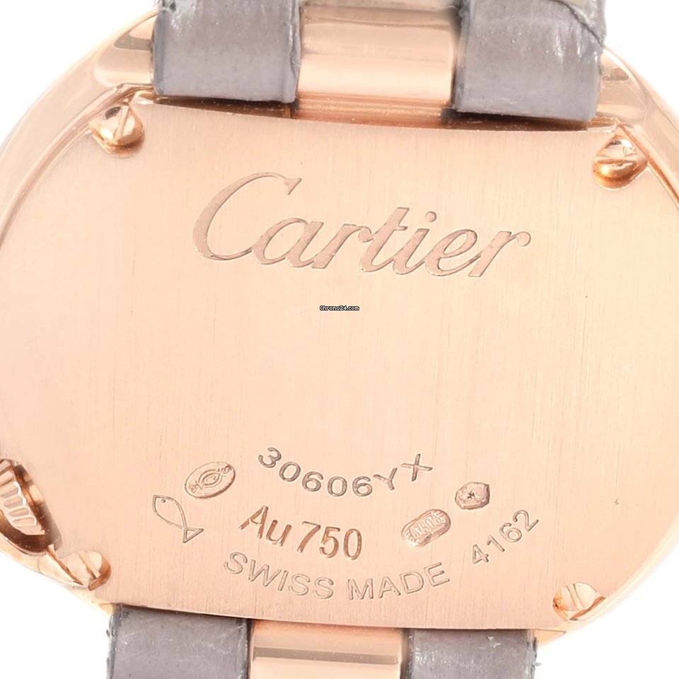 Cartier Ballon Blanc Womens watch Quartz Rose gold WGBL0002 Replica 7