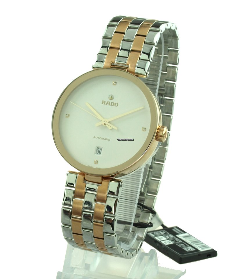 IMG_9081 Rado Florence Mens watch Unisex Quartz Gold Steel R48902733 Replica 7
