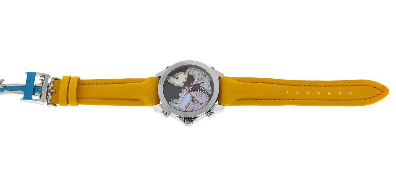 IMG_9081 Jacob & Co. Five Time Zone Mens watch Unisex Quartz Steel JC-M122 Replica 7