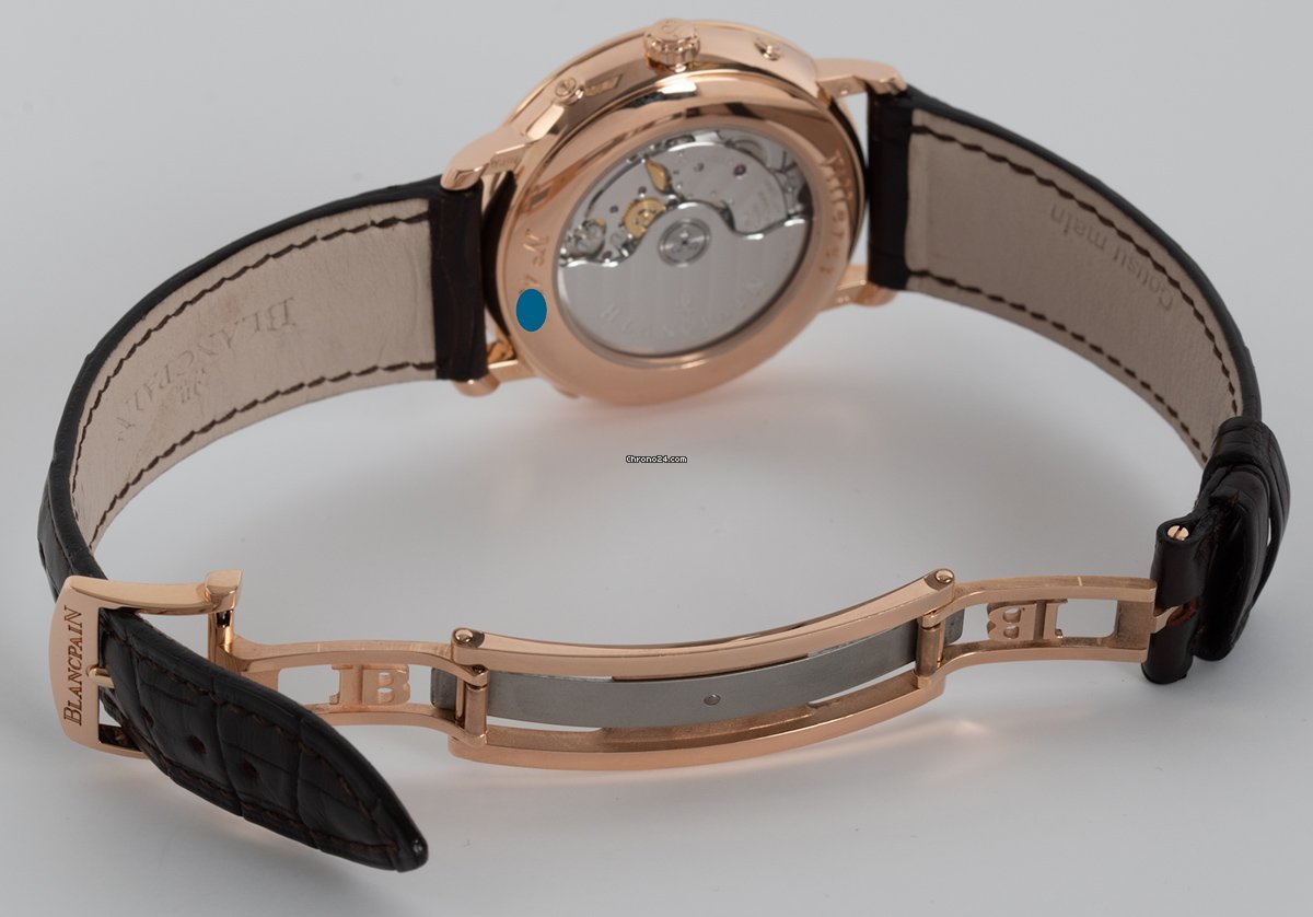 IMG_9081 Blancpain Mens watch Unisex Automatic Rose gold 6263-3642-55B Replica 7