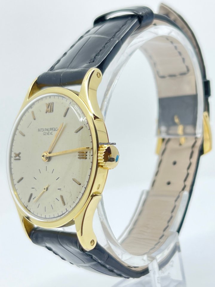 IMG_9081 Patek Philippe Calatrava Mens watch Unisex Manual winding Yellow gold 1516 Replica 7
