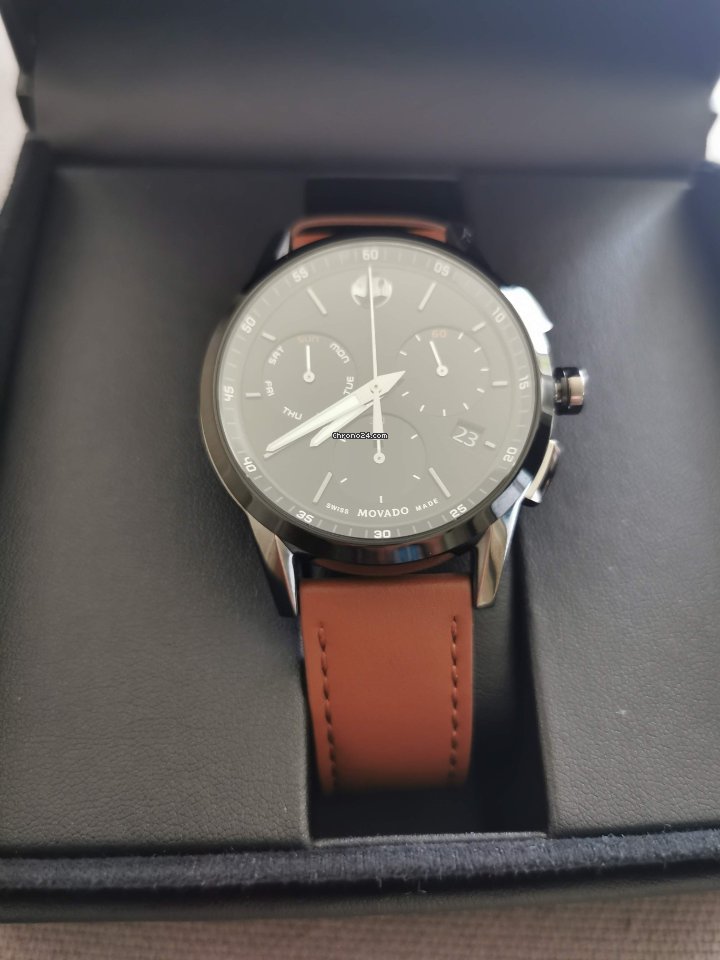Movado Museum Mens watch Unisex Quartz Steel 607290 Replica 7