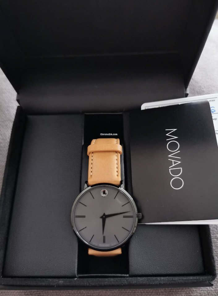 Movado Mens watch Unisex Quartz Steel 607378 Replica 7