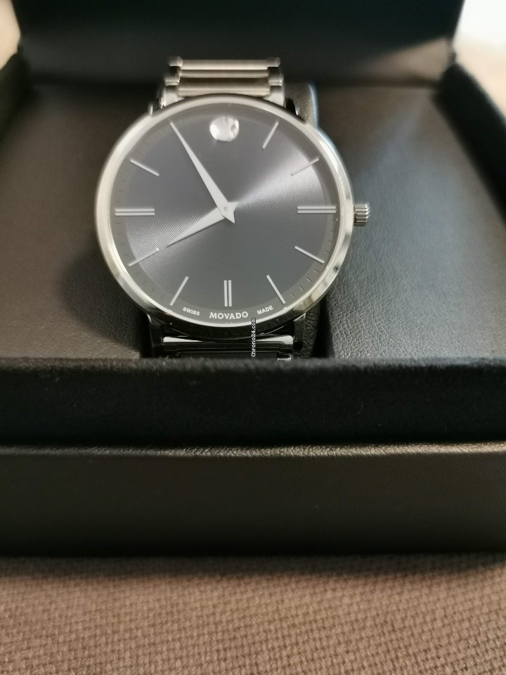 Movado Mens watch Unisex Quartz Steel 0607167 Replica 7