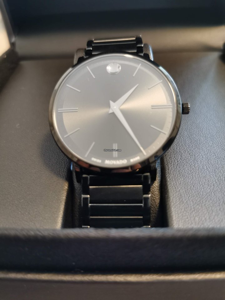 IMG_9081 Movado Mens watch Unisex Quartz Steel 607210 Replica 7