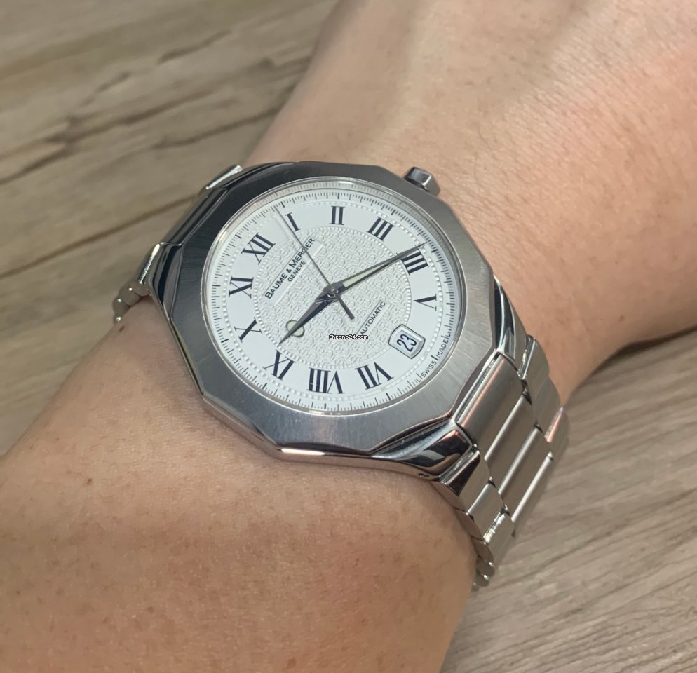 Baume & Mercier Riviera Mens watch Unisex Automatic Steel 65536 Replica 7
