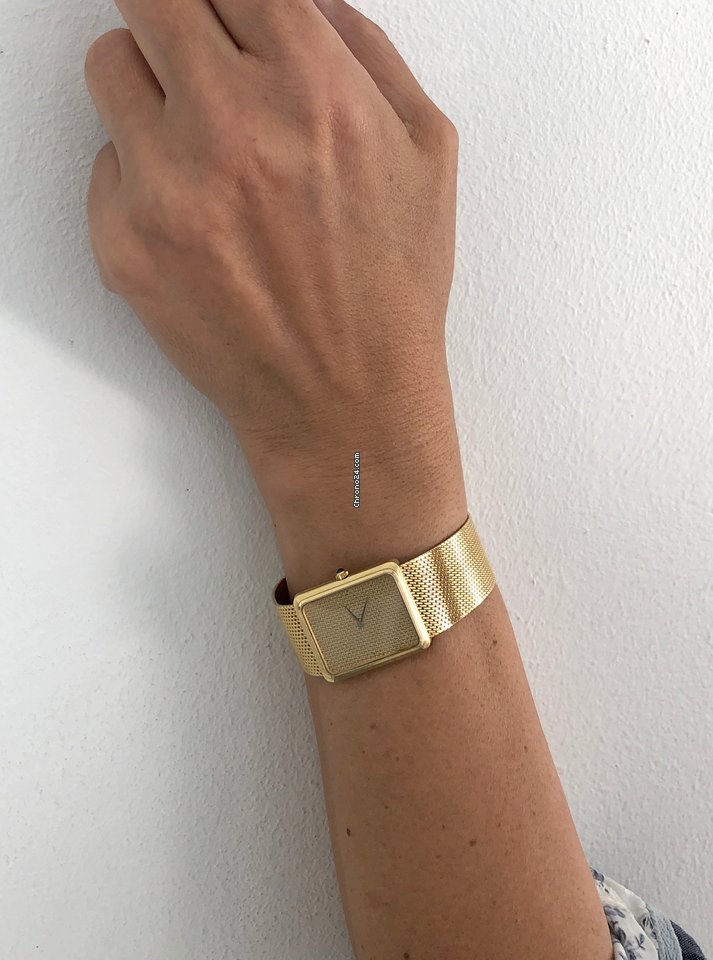 IMG_9081 Piaget Polo Mens watch Unisex Manual winding Yellow gold 9297 Replica 7