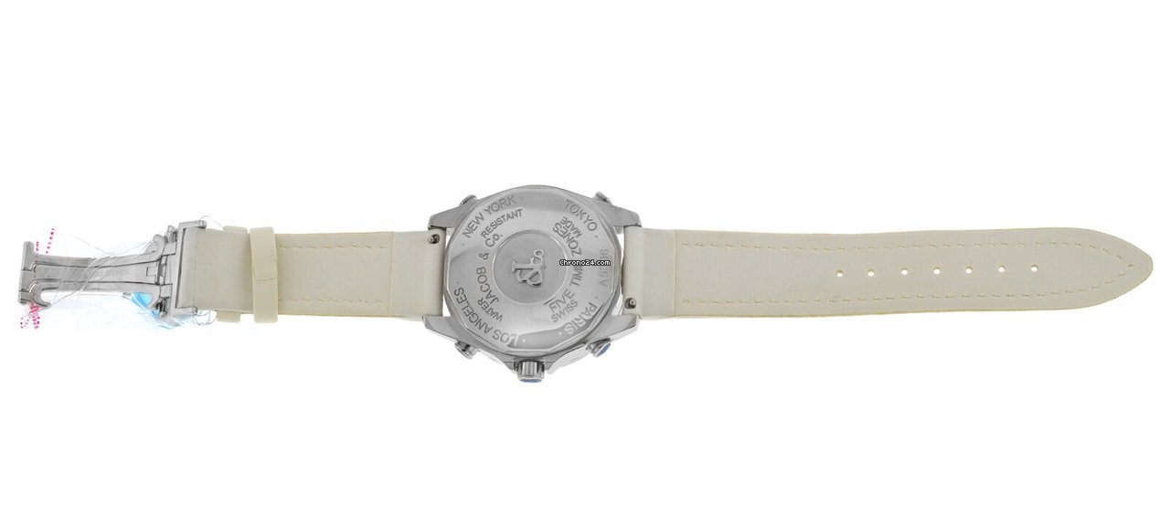 IMG_9081 Jacob & Co. Five Time Zone Mens watch Unisex Quartz Steel JCM-54PDA Replica 7