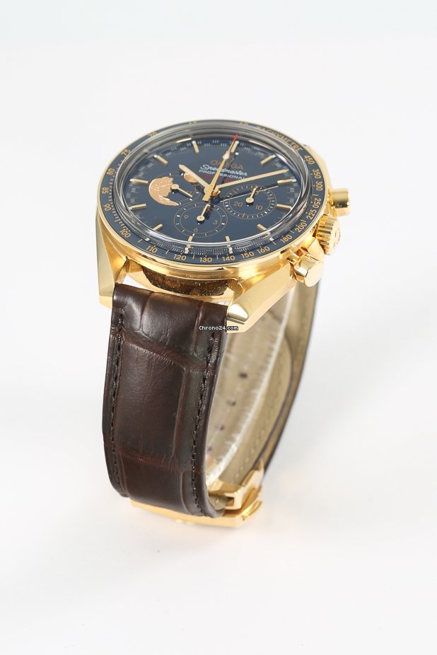 IMG_9081 Omega Speedmaster Professional Moonwatch Mens watch Unisex Manual winding Yellow gold 311.63.42.30.03.001 Replica 7