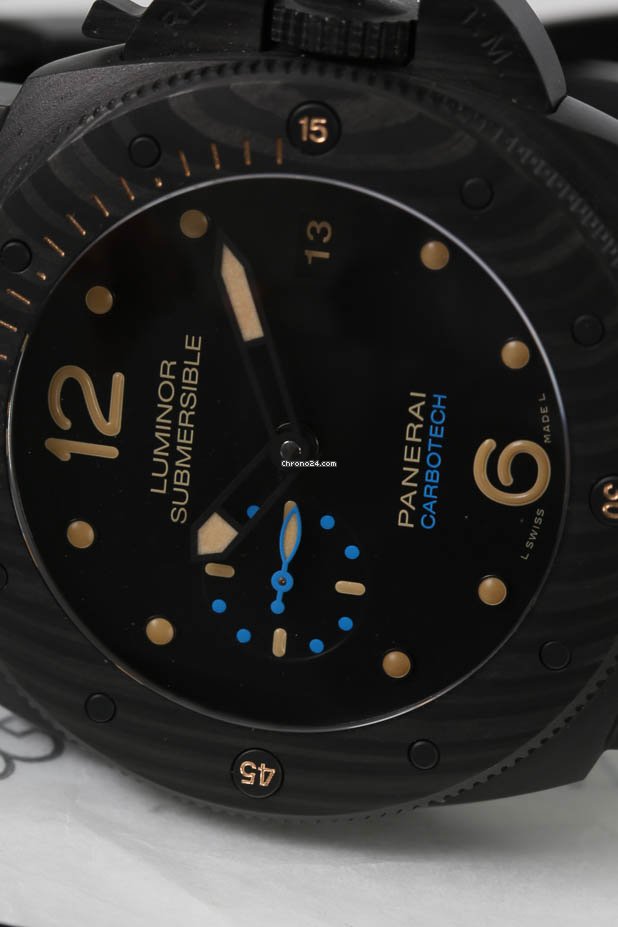 Panerai Luminor Submersible 1950 3 Days Automatic Mens watch Unisex Automatic Titanium PAM 00616 Replica 7