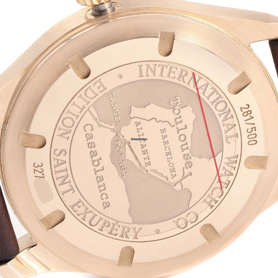 IMG_9081 IWC Pilot Mens watch Unisex Automatic Rose gold IW320103 Replica 7