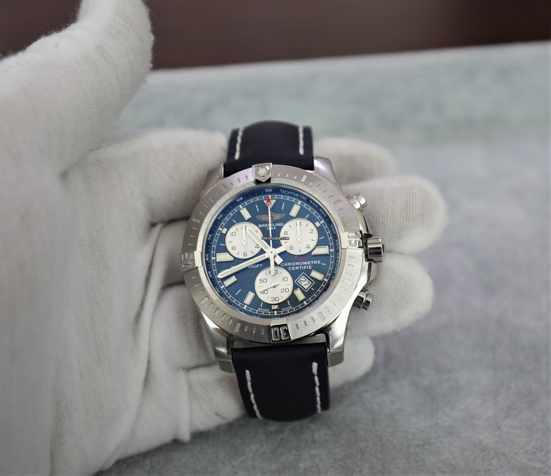 Breitling Colt Chronograph Mens watch Unisex Quartz Steel A73388111C1X1 Replica 7