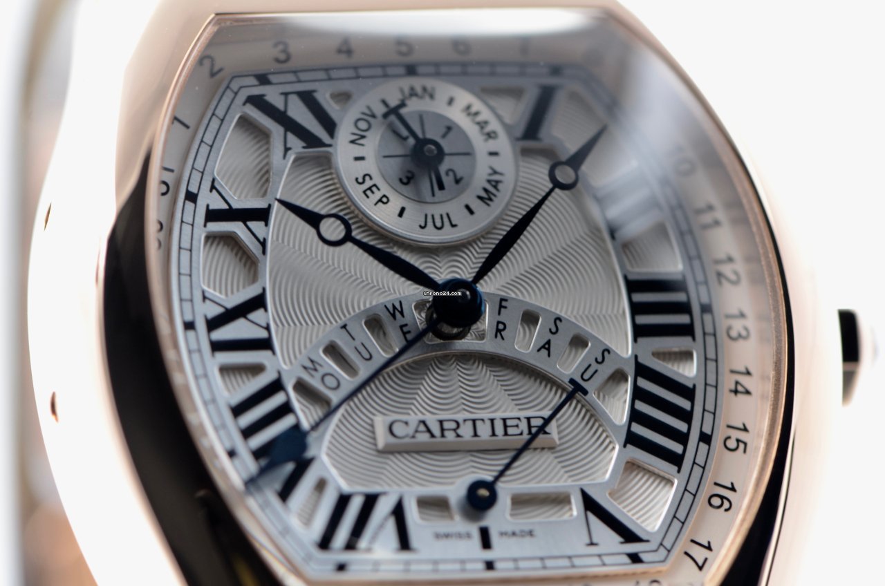 IMG_9081 Cartier Tortue Mens watch Unisex Automatic Rose gold W1580045 Replica 7