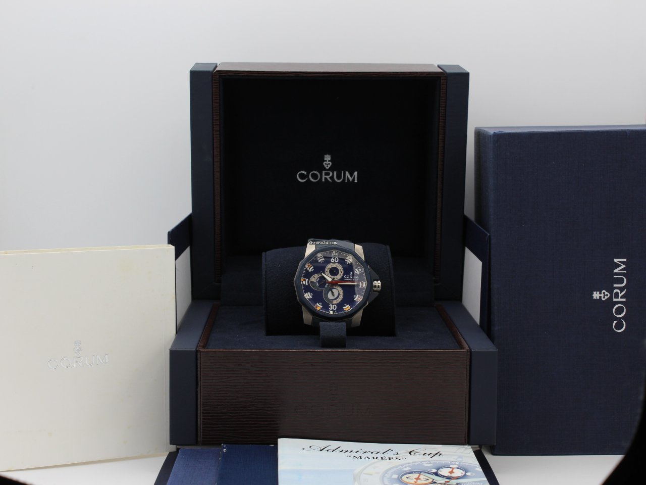 IMG_9081 Corum Admirals Cup Seafender Tides 48 Mens watch Unisex Automatic Titanium 01.0005 Replica 7