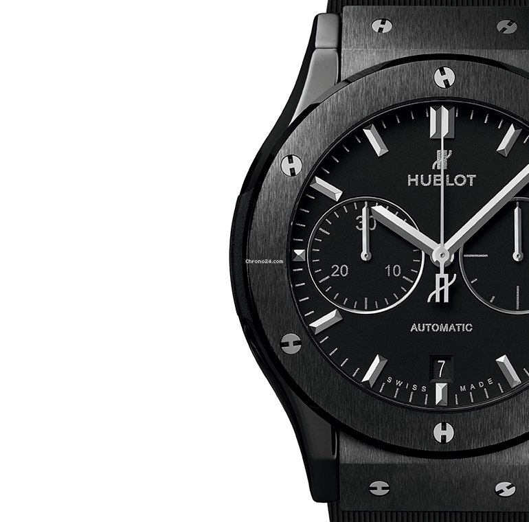 IMG_9081 Hublot Classic Fusion Chronograph Mens watch Unisex Automatic Ceramic 521.CM.1171.RX Replica 7