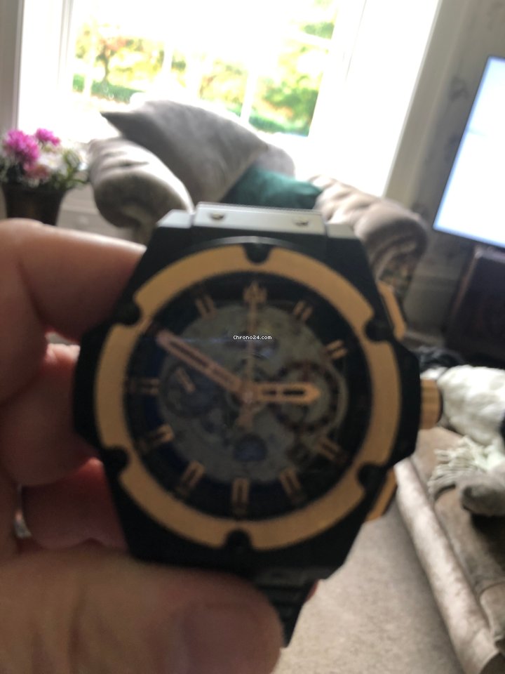 IMG_9081 Hublot King Power Mens watch Unisex Automatic Ceramic 701.CO.0180.RX Replica 7