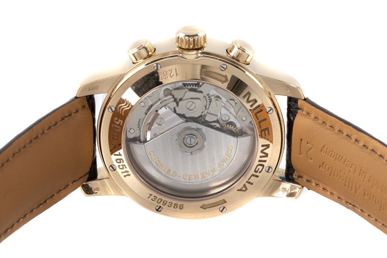 IMG_9081 Chopard Mille Miglia Mens watch Unisex Automatic Yellow gold 161267-5001 Replica 7