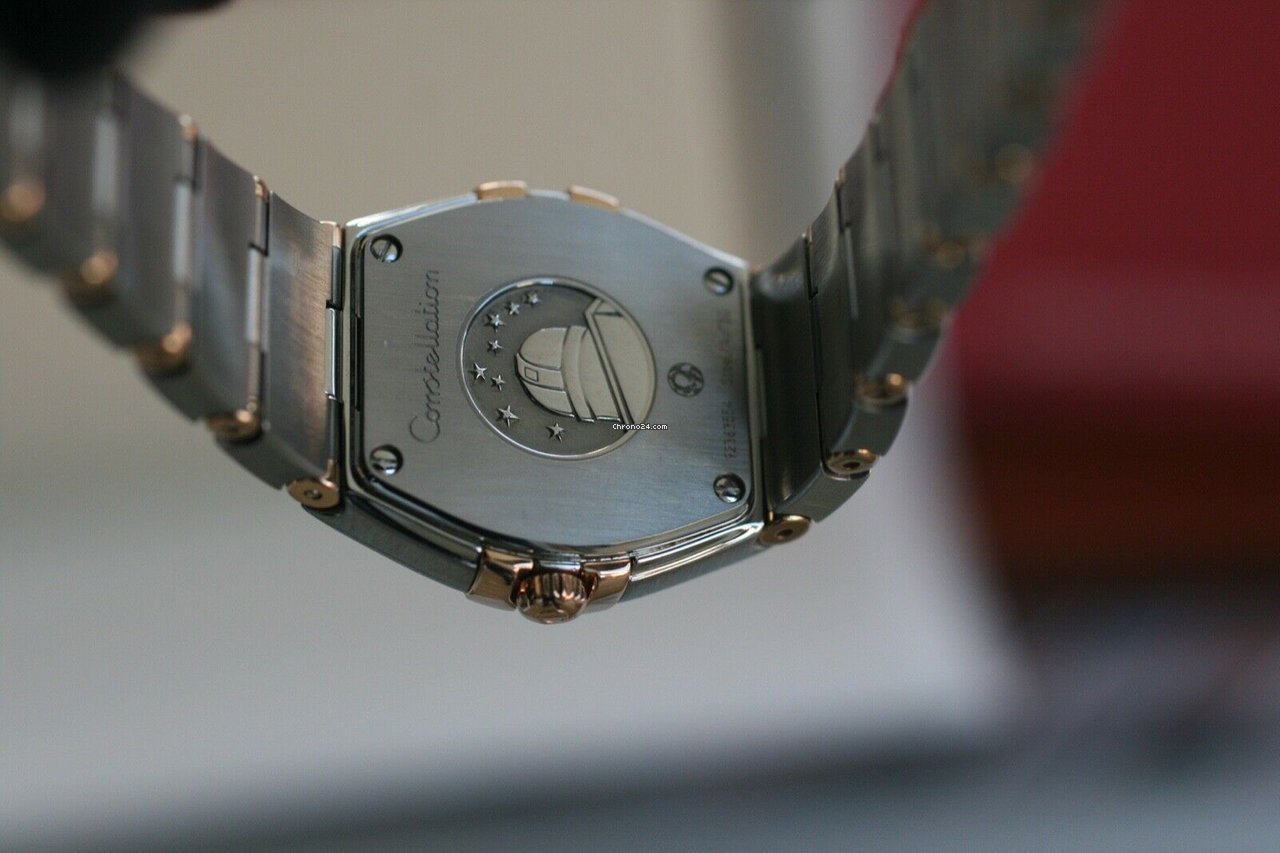 Omega Constellation Quartz Womens watch Quartz Gold Steel 123.20.24.60.02.001 Replica 7