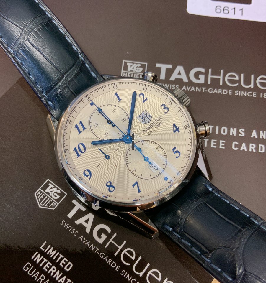 IMG_9081 TAG Heuer Carrera Calibre 1887 Mens watch Unisex Automatic Steel CAR2114.FC6292 Replica 7
