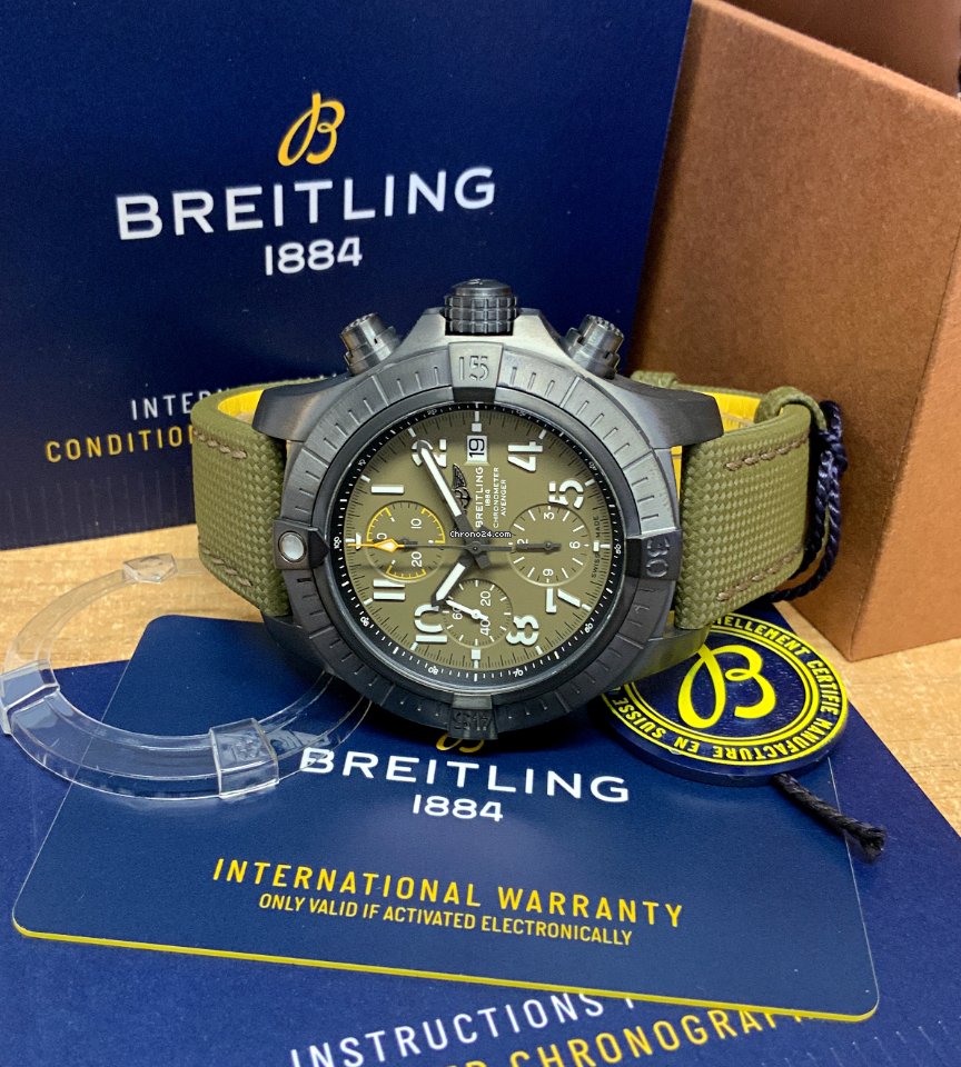 IMG_9081 Breitling Avenger Mens watch Unisex Automatic Titanium V13317101L1X2 Replica 7