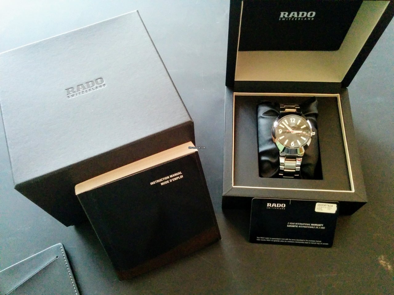 IMG_9081 Rado D-Star Mens watch Unisex Quartz Steel R15943153 Replica 7