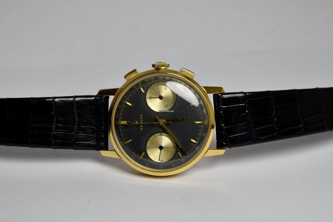 IMG_9081 Zenith Stellina Mens watch Unisex Manual winding Yellow gold 146DP Replica 7